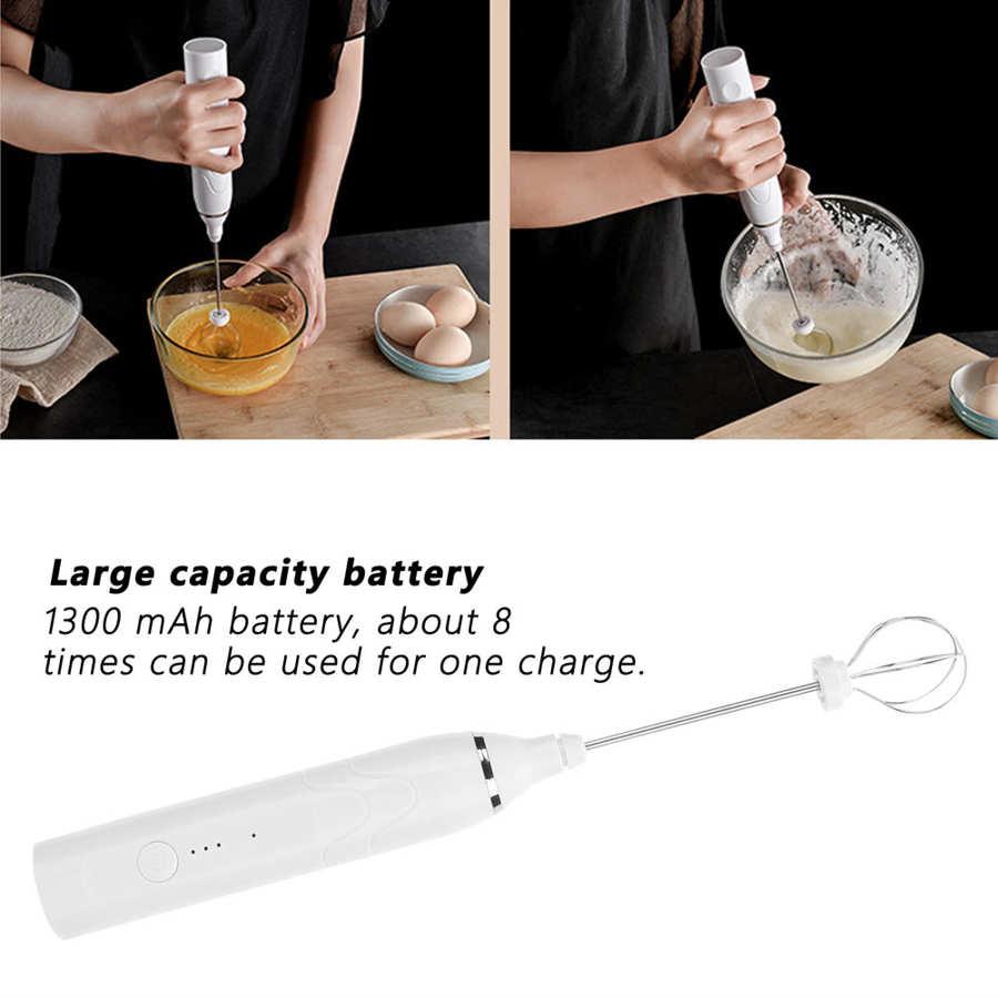 3 Tốc Độ Bọt Sữa USB Điện Sữa Sữa Rửa Mặt Foamer Cappuccino Xốp Đánh Trứng Cầm Tay Be Đánh Sô Cô La Nóng Trộn Cà Phê Latte Khuấy