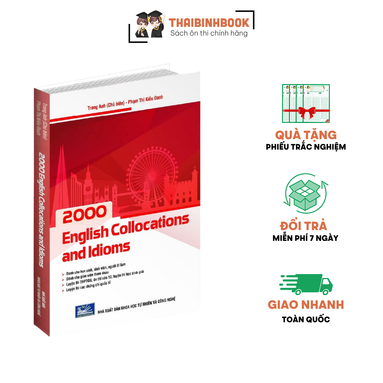 Sách Tiếng Anh cô Trang Anh : 2000 English Collocation and Idioms