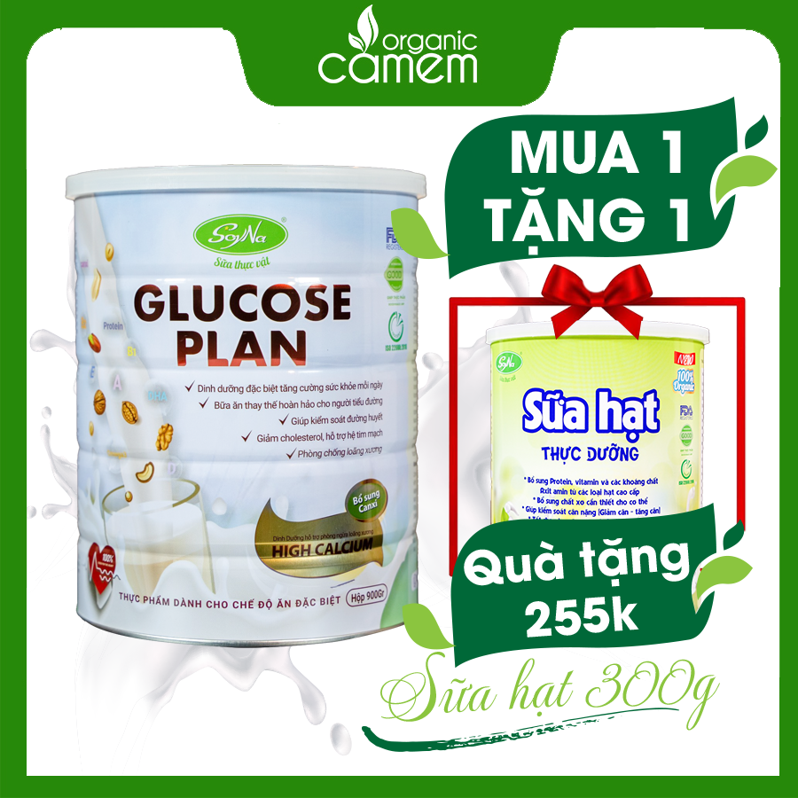 SỮA BỔ SUNG CANXI - GLUCOSE PLAN - Dinh dưỡng cho chế độ ăn đặc biệt giúp bổ sung canxi, chống loãng xương, tăng cường hệ tiêu hóa