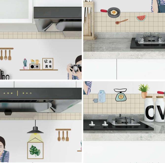 5M GIẤY DECAL DÁN BẾP TRÁNG NHÔM CÁCH NHIỆT KEO SẴN KHỔ 60CM MẪU VÂN ĐÁ MỚI NHẤT DB023 BẾP VUI NHỘN