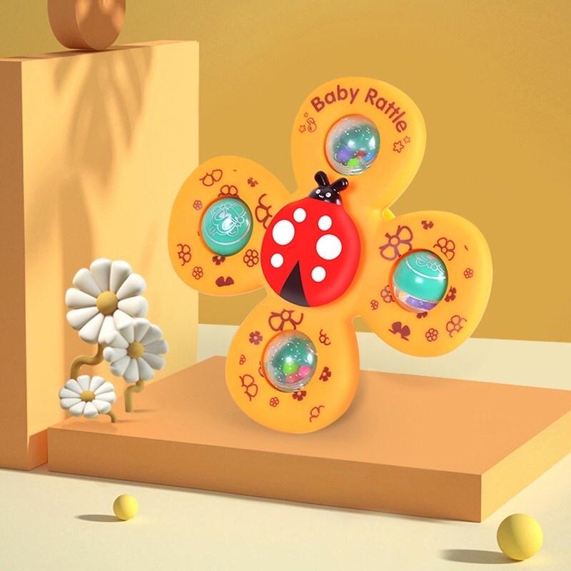 Đồ chơi Spinner- BỘ 3 con quay Spinner vui nhộn cho bé mới biết ngồi