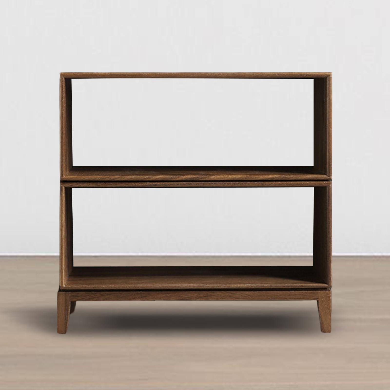 Dollhouse Cupboard Dollhouse Miniature Furniture Wooden DIY Accessory Dual Layer, DIY Model Combination Cabinet for Boys Girls Birthday Gifts