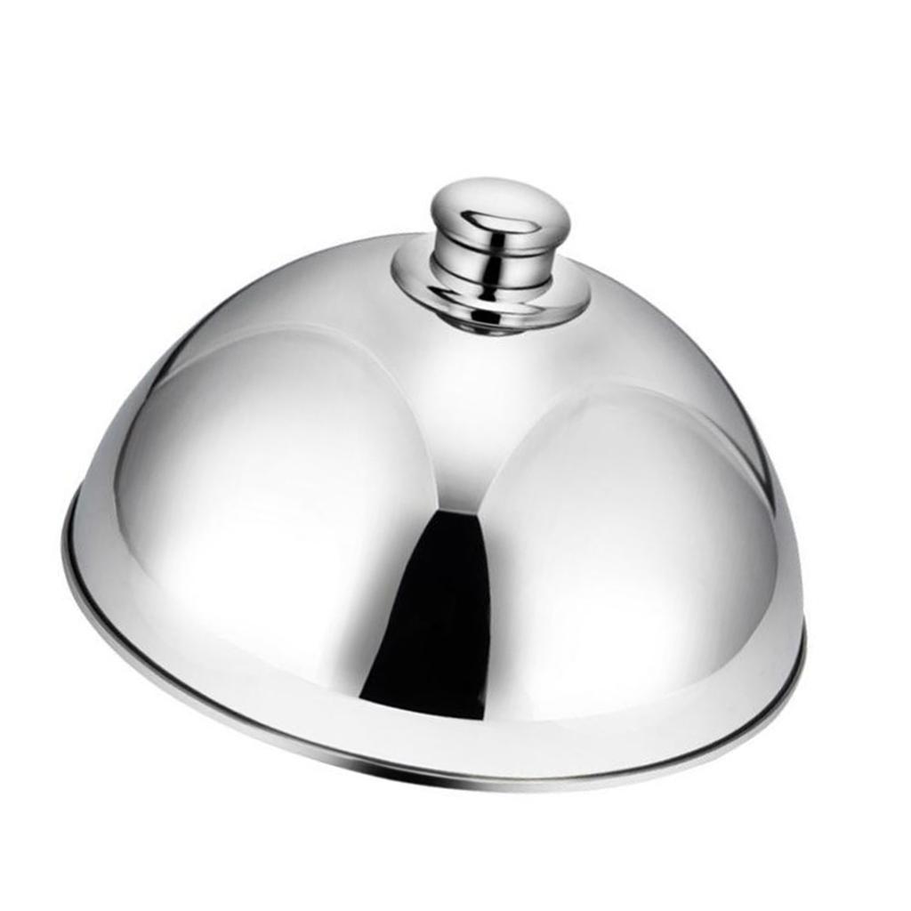 2Pcs Cheese Melting Dome Steaming Cover Serving Dish Food Cover Small