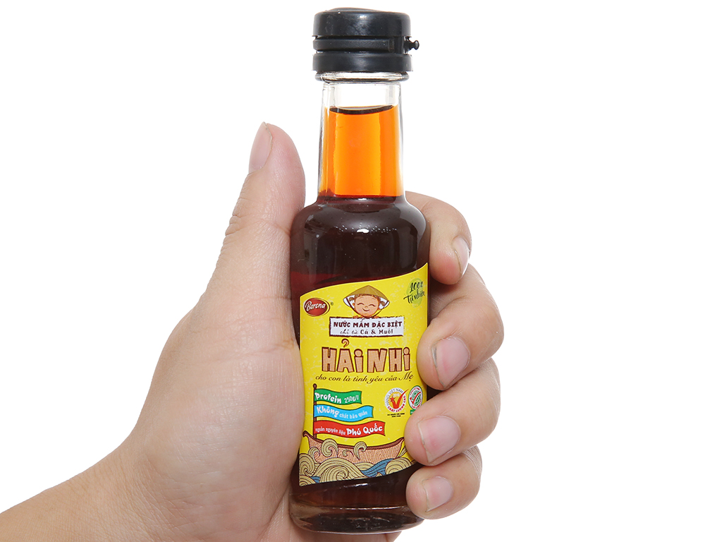 Nước Mắm Hải Nhi Barona 250ml, Mua 2 chai TẶNG 1 chai Nước Mắm Hải Nhi Barona 50ml