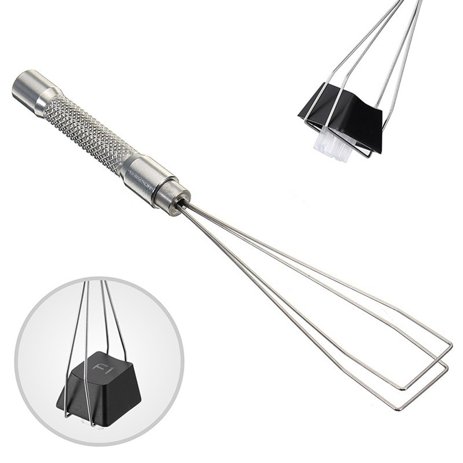 Keycap Puller Metal Remove Remover Mechanical Anti- Silver Fastener