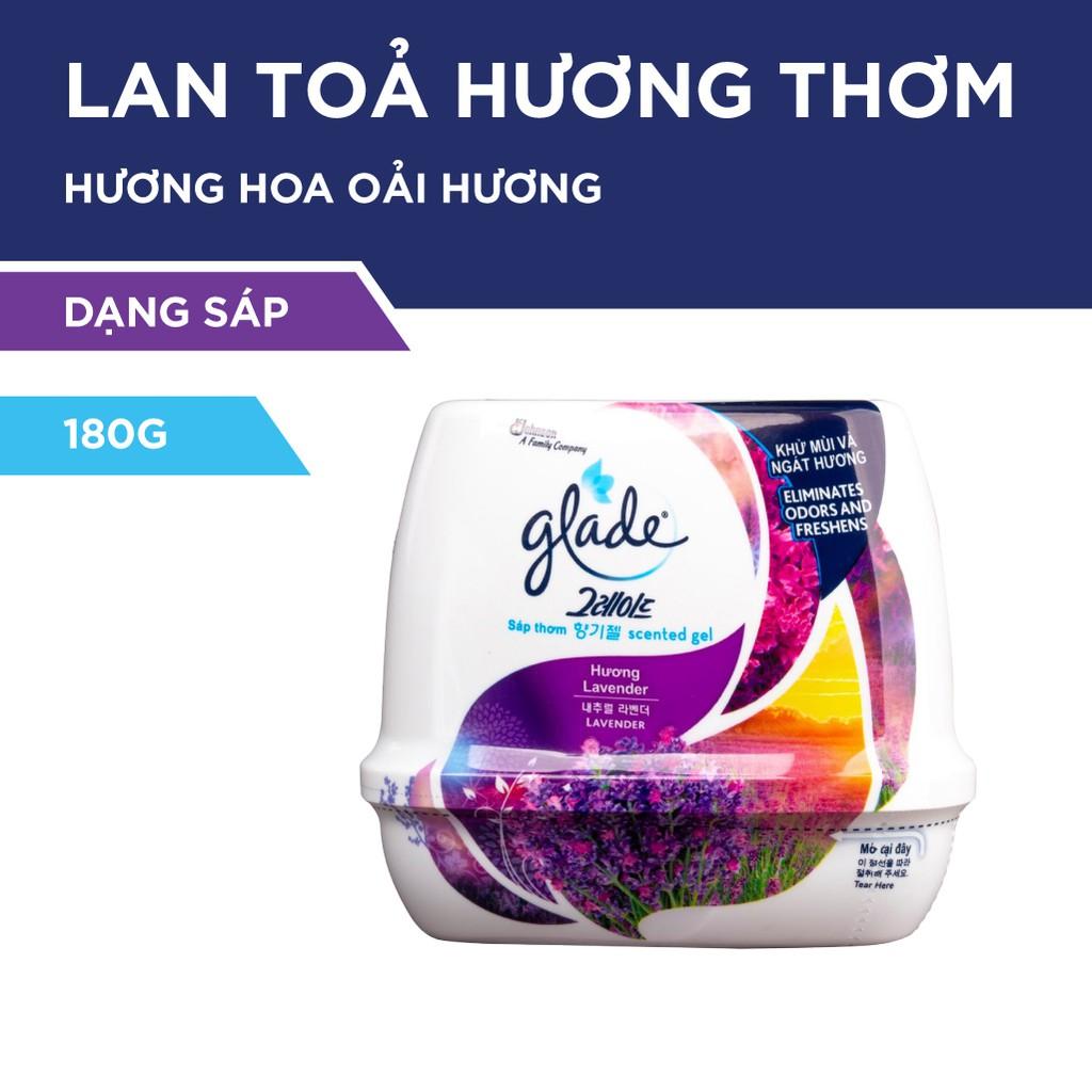 Combo 4 Sáp Thơm GLADE Hương Lavender 180g/sáp