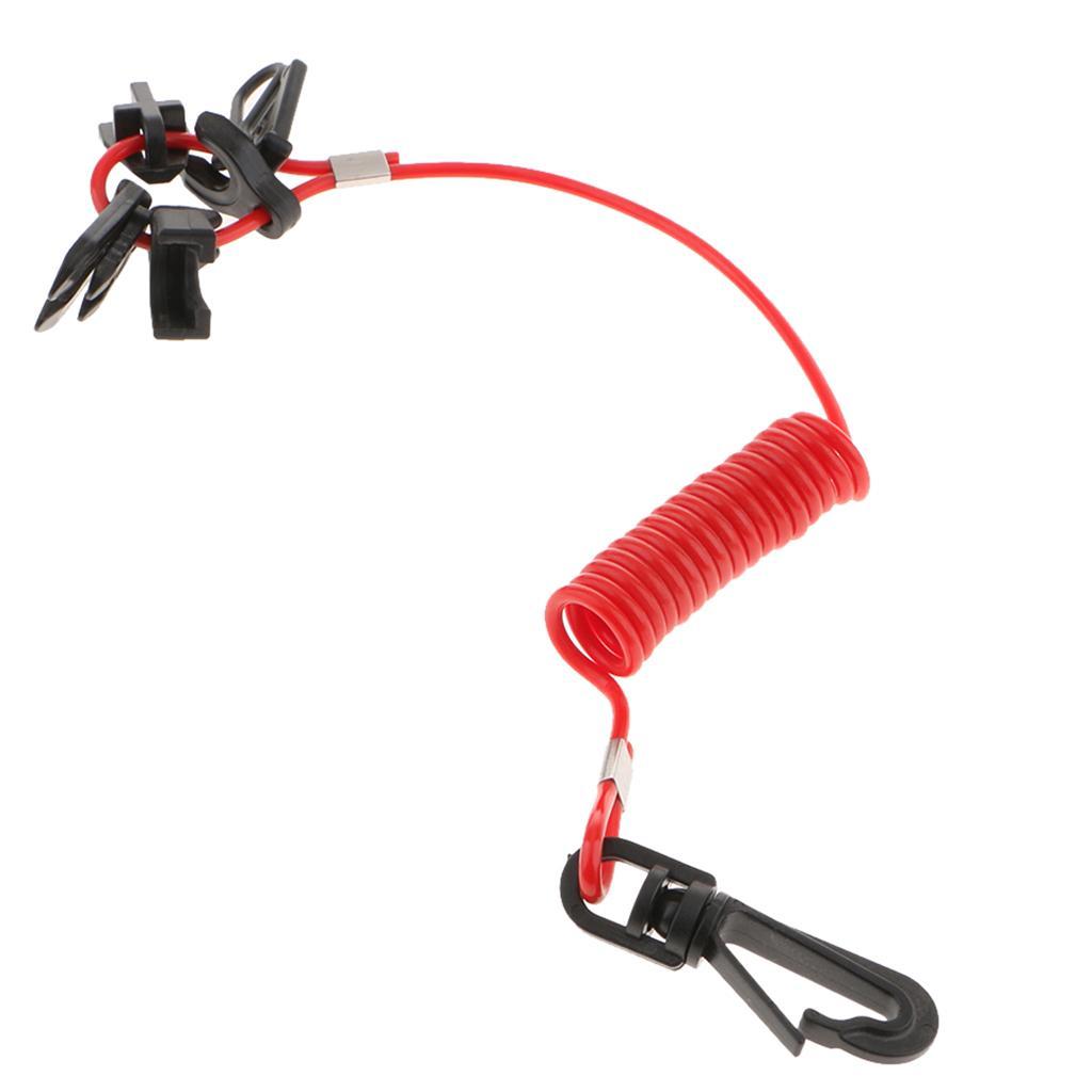 Universal Kill Switch 7 Keys Set Lanyar for Suzuki Outboard