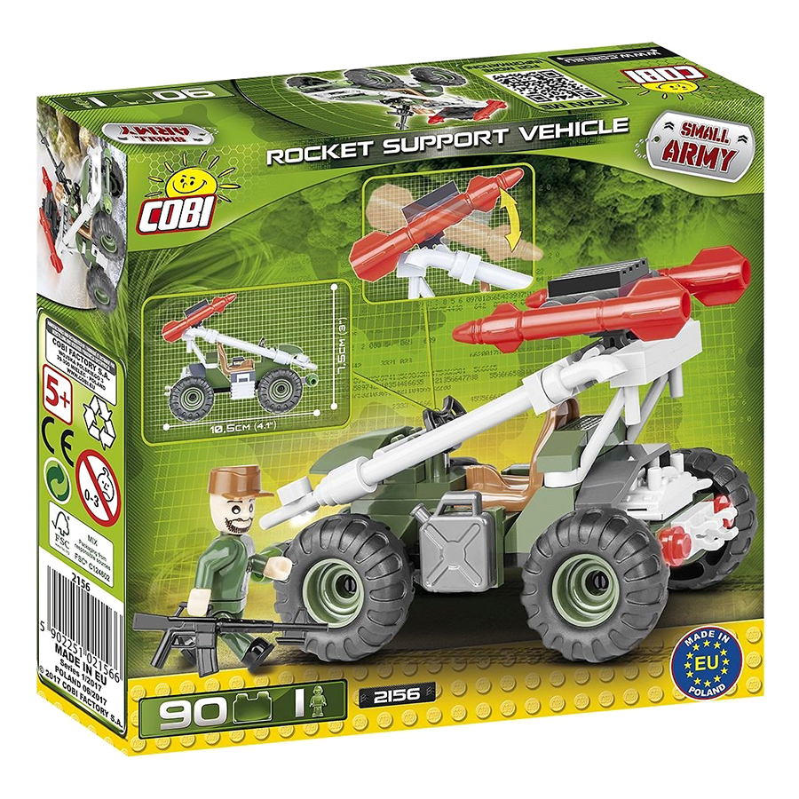 Đồ chơi lắp ráp Xe phóng tên lửa Cobi 2156