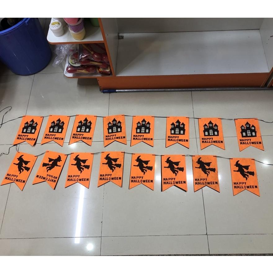 Dây cờ treo tường trang trí Halloween dài 2m