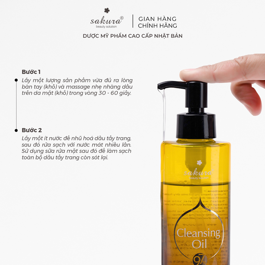 Dầu tẩy trang Sakura Cleansing Oil (150ml)