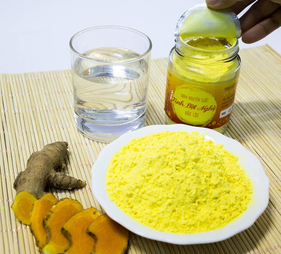 Combo Tinh Bột Nghệ + Mật Ong Hoa Cà Phê - Nguyên Chất Bảo Lộc Vũ Gia