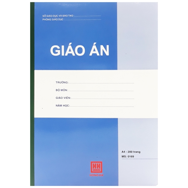 Sổ Giáo Án A4 200 Trang - Hồng Hà 0169