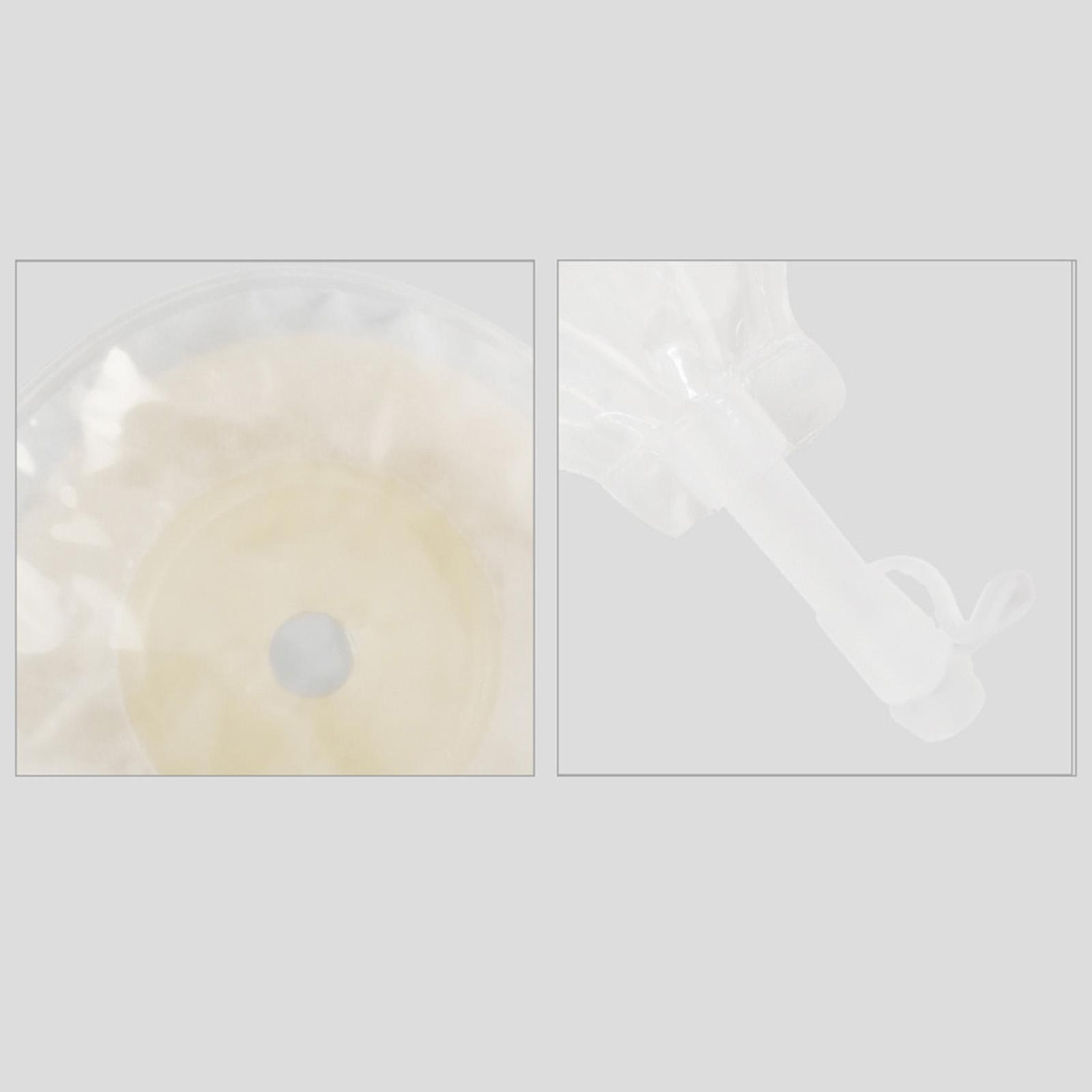 10Pcs Ostomy Bags Transparent Open Design Stoma Bag Leakproof Professional