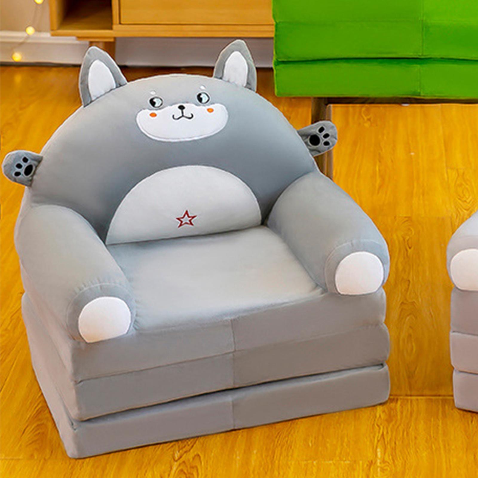 Toddler Foldable Kids Sofa Armchair Slipcover Washable for Living Room Rat