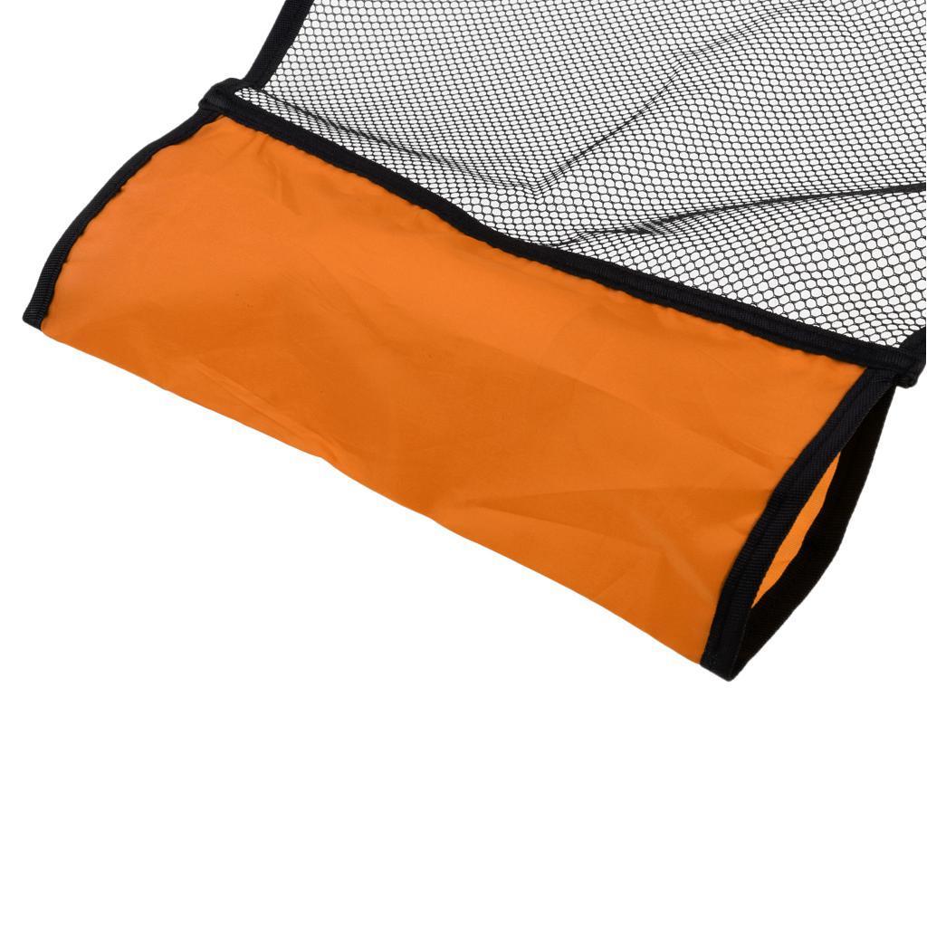 2xFloating Pool Noodle  Net for Swimming Seat Water Relaxation Orange