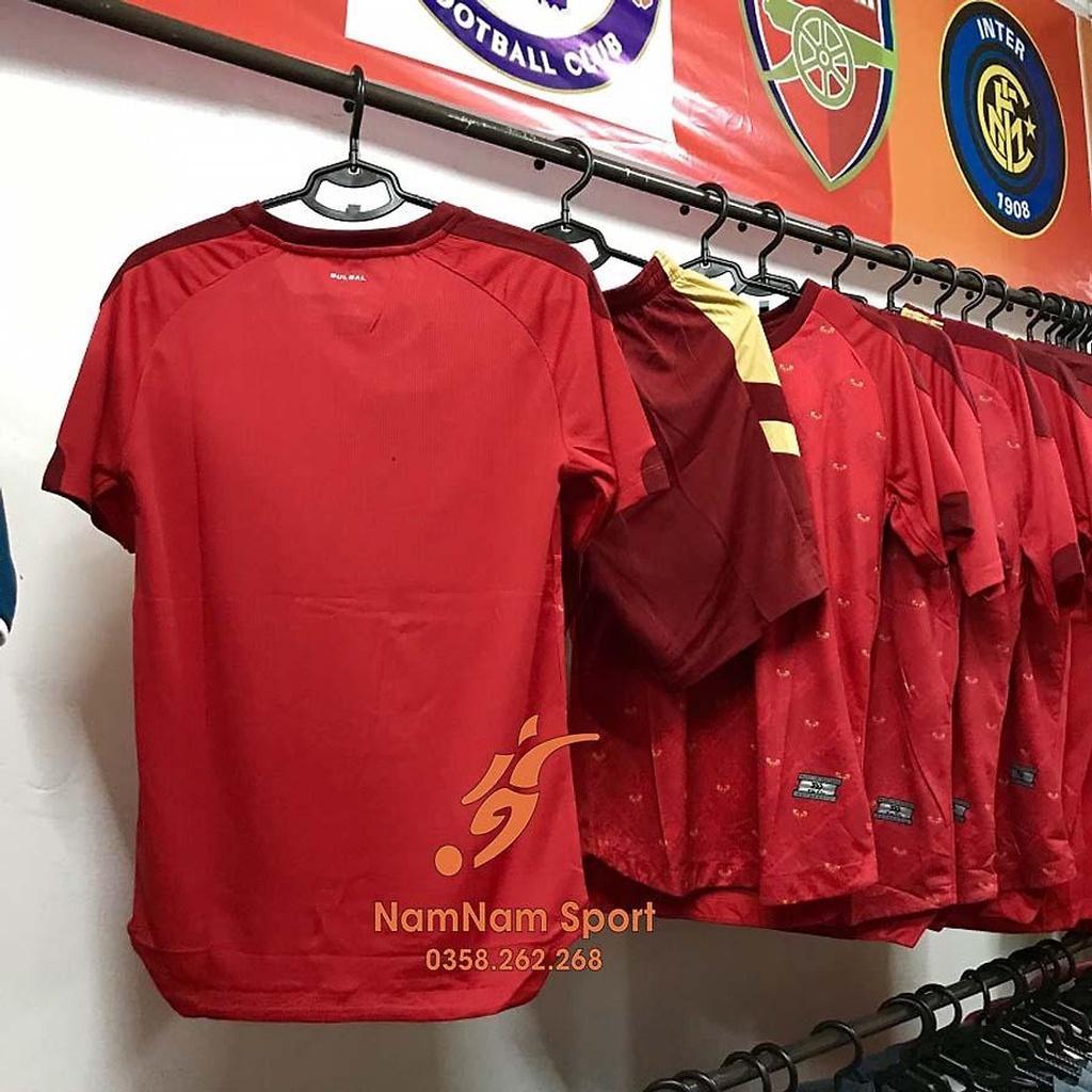 Bộ quần áo đá banh, đá bóng không Logo cao cấp Bulbal đỎ 2022_2023