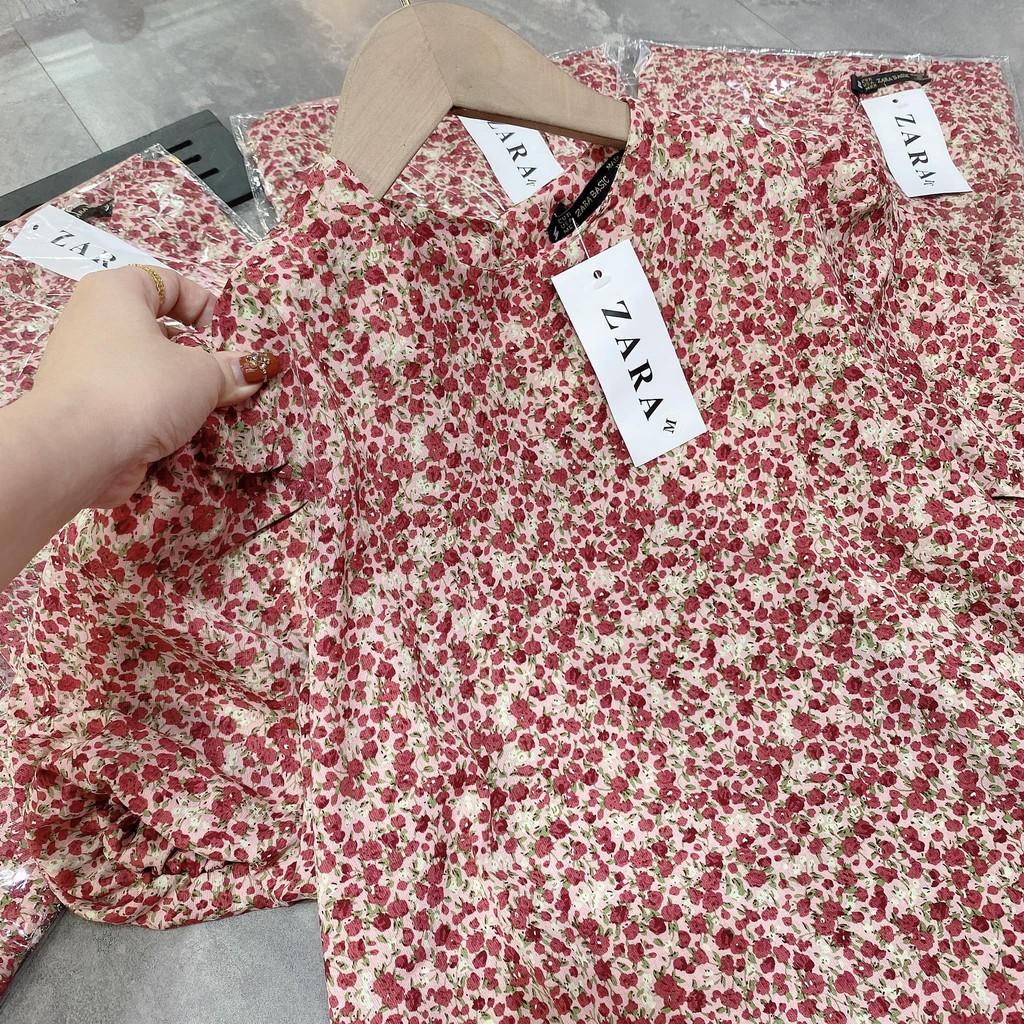 VÁY HOA NHÍ - ĐẦM NỮ TAY BỒNG DÁNG SUÔNG A