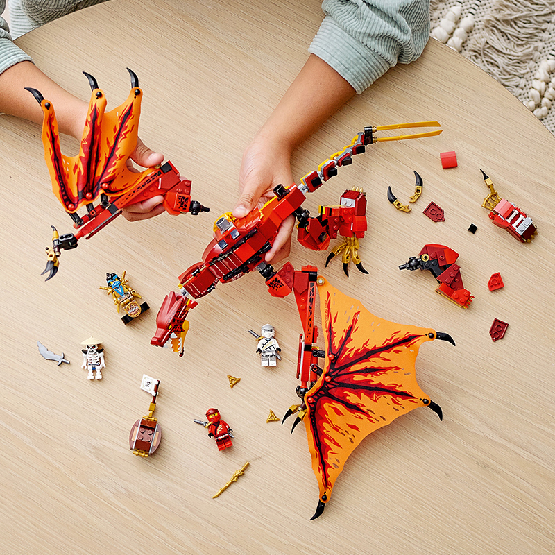 Đồ Chơi Lắp Ráp LEGO Ninjago Rồng Phun Lửa Của Kai 71753 Cho Bé Trên 8 Tuổi