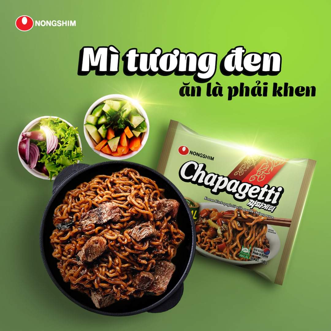 MÌ TRỘN TƯƠNG ĐEN CHAPAGHETTI 140g