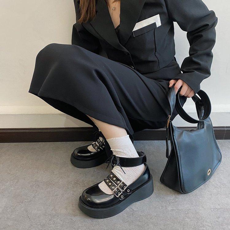 Giày Lười Da Đế Dày Thời Trang Dành Cho Nữ