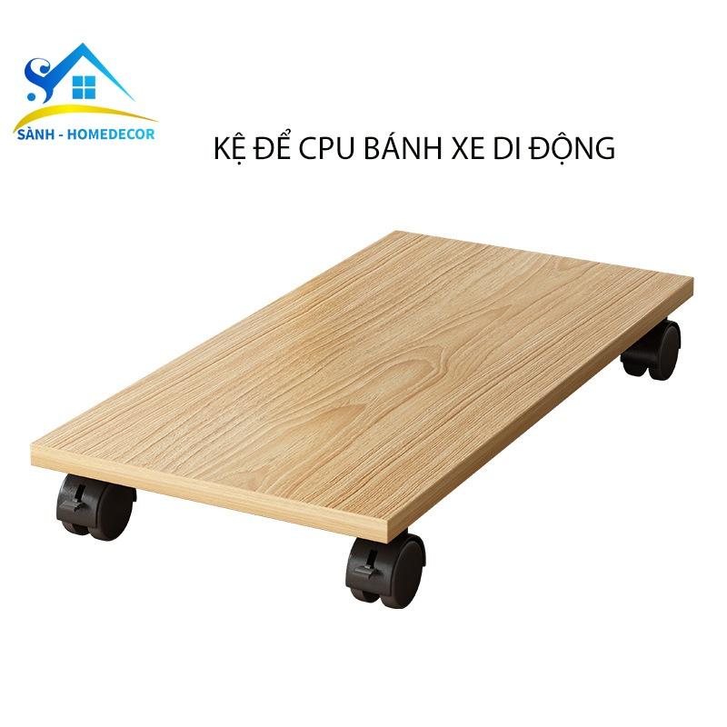 Kệ để CPU máy tính KCPU.02 gỗ MFC/MDF dày dặn 17mm - kệ để máy in có bánh xe chịu lực tốt