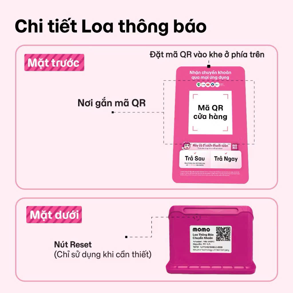 Loa Thông Báo Giao Dịch MoMo Bản WiFi Loại Tốt – Kết Nối Linh Hoạt Với Nhiều Ngân Hàng