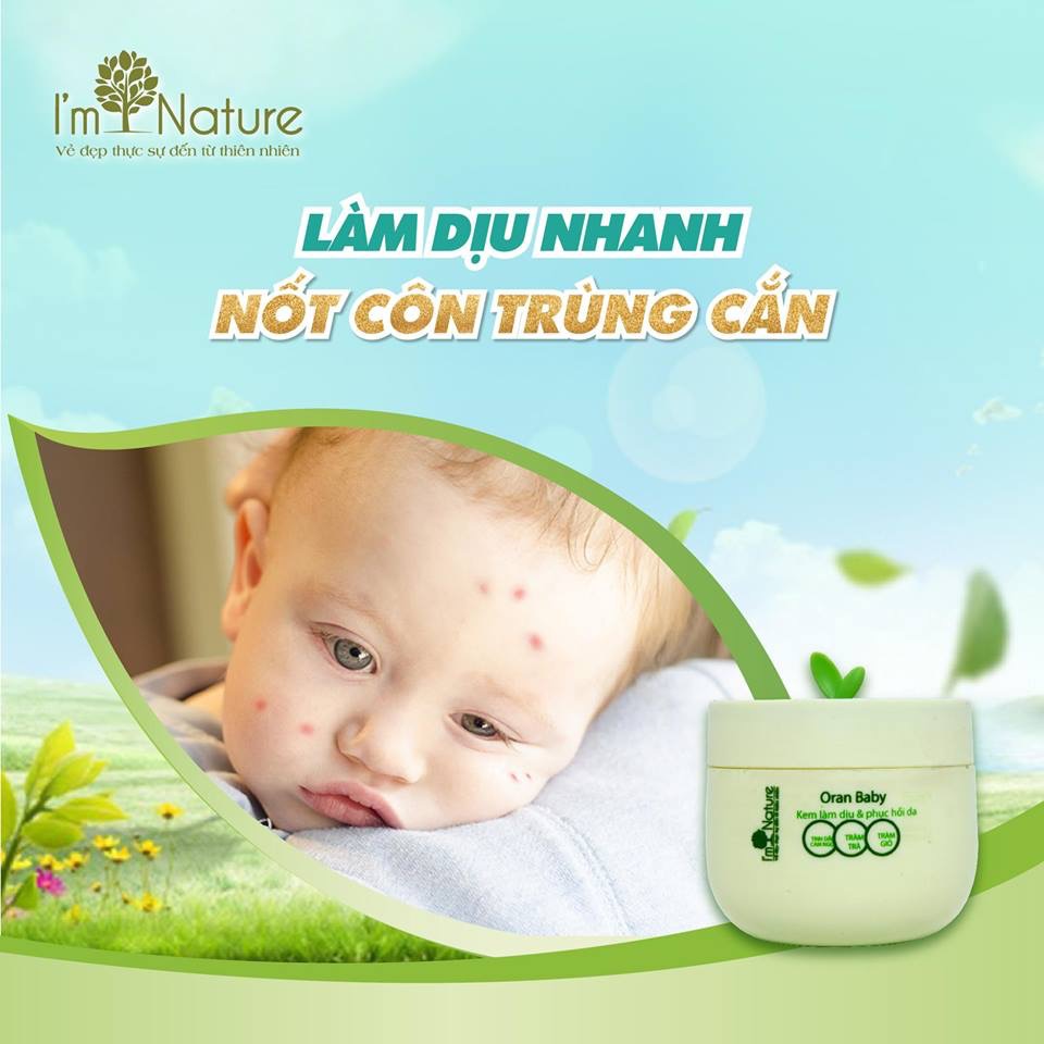 Kem chống muỗi và làm dịu da I’M NATURE 50g