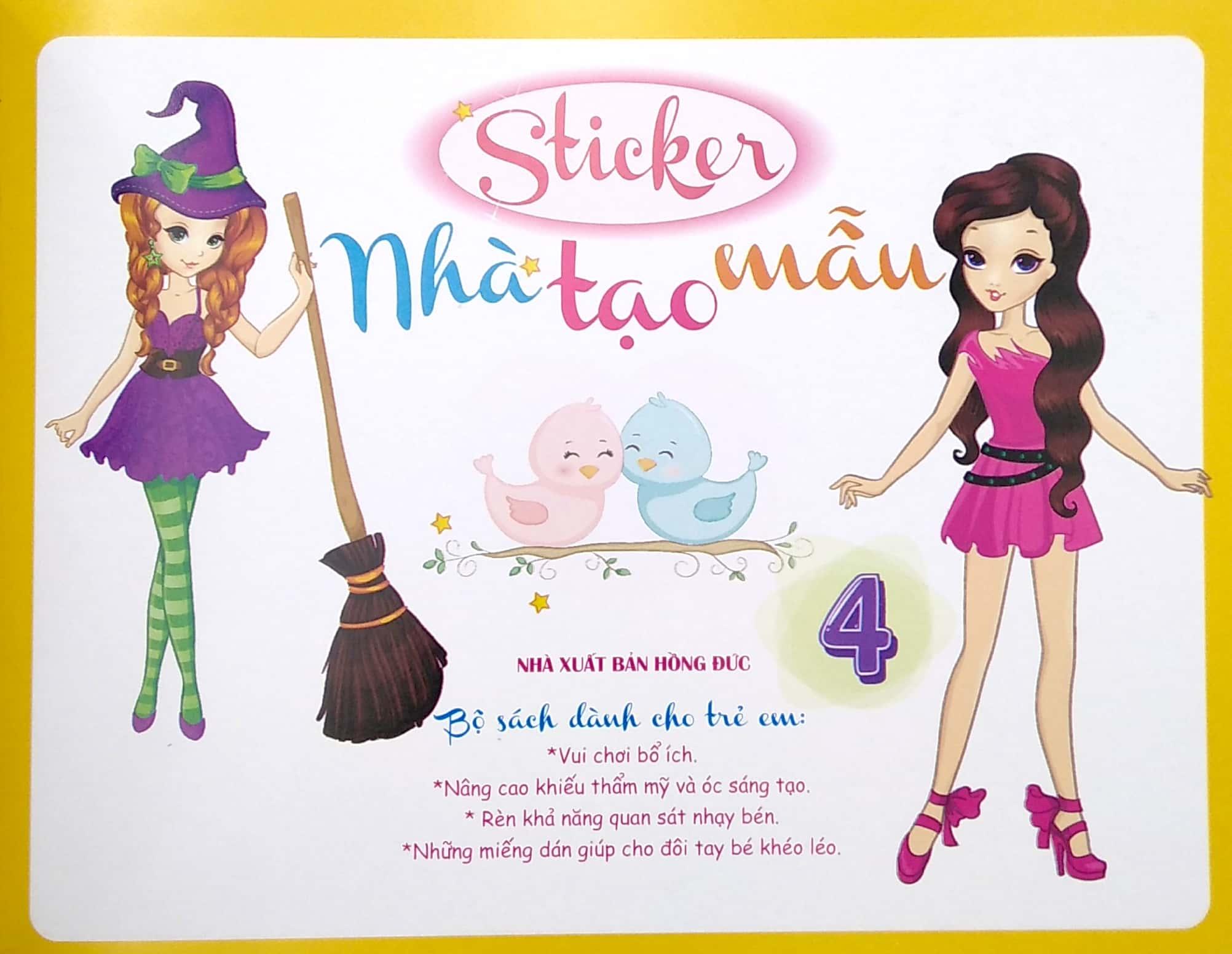 Sticker Nhà Tạo Mẫu - Tập 4