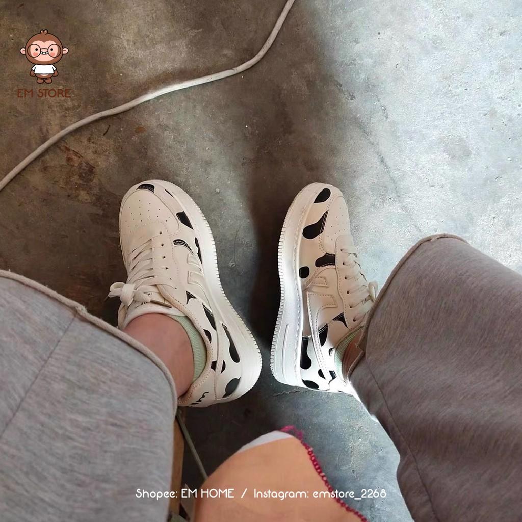 GIÀY SNEAKER COW | EM HOME | S0178