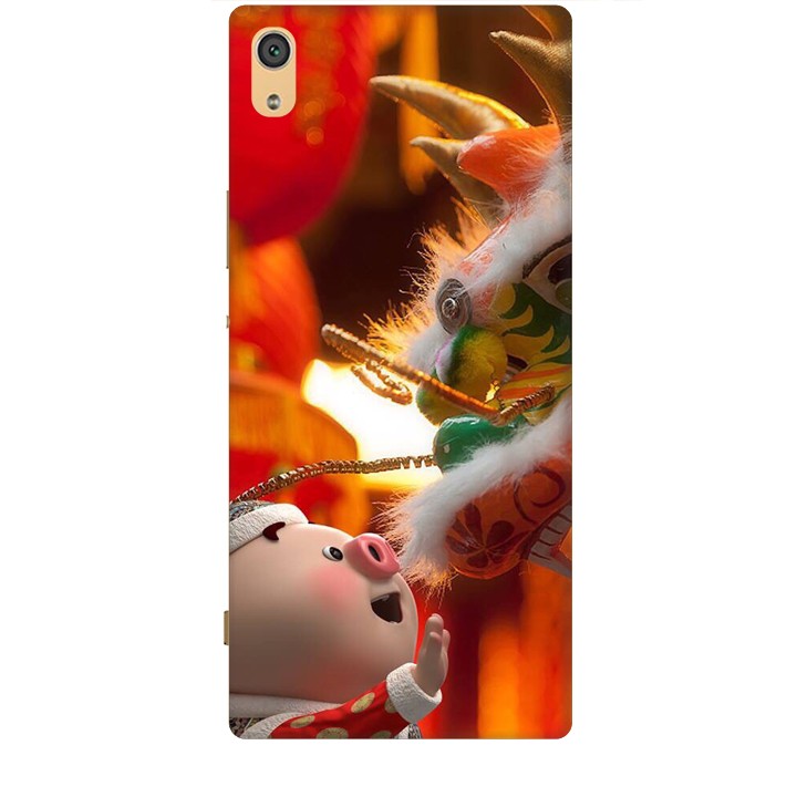 Ốp lưng dành cho điện thoại SONY XA1 ULTRA Heo Múa Lân