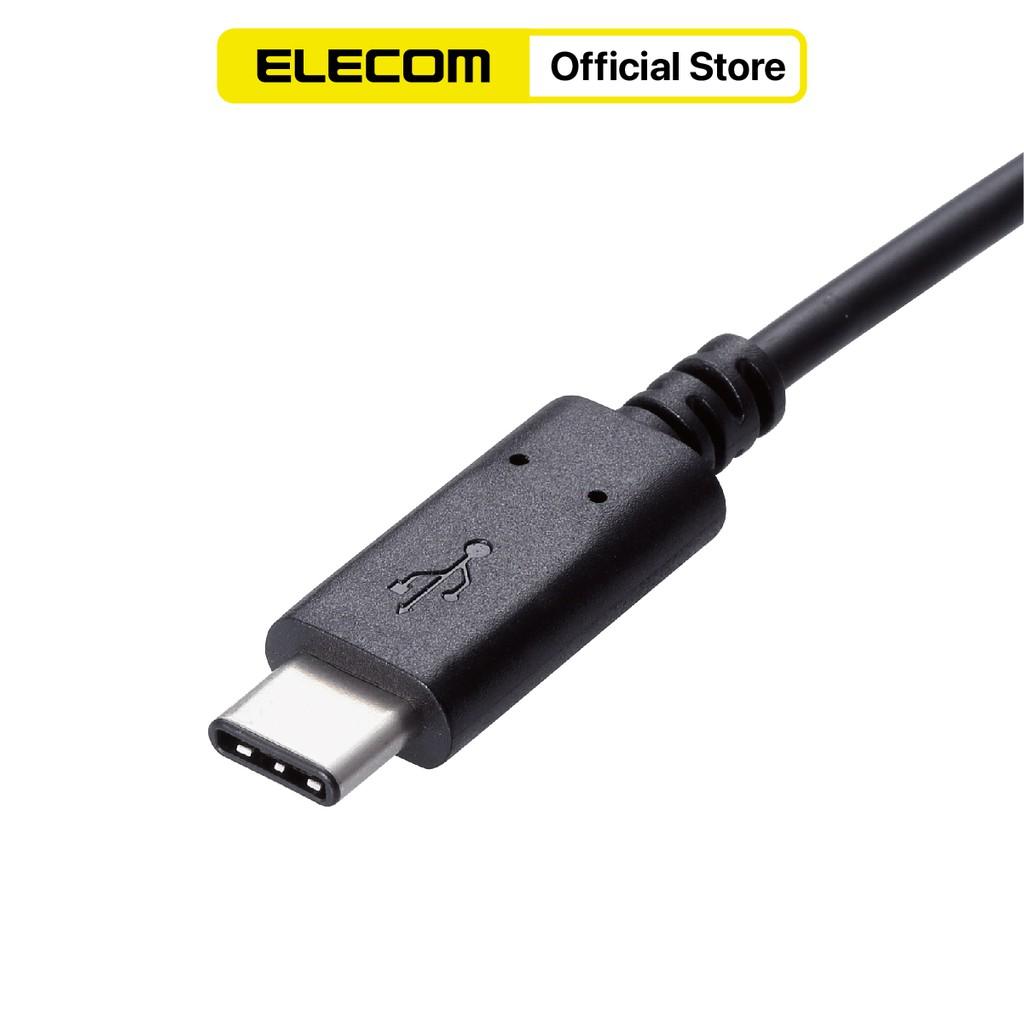 DÂY CÁP USB CHUẨN C (C-C) ELECOM MPA-CC05NBK - Hàng Chính Hãng