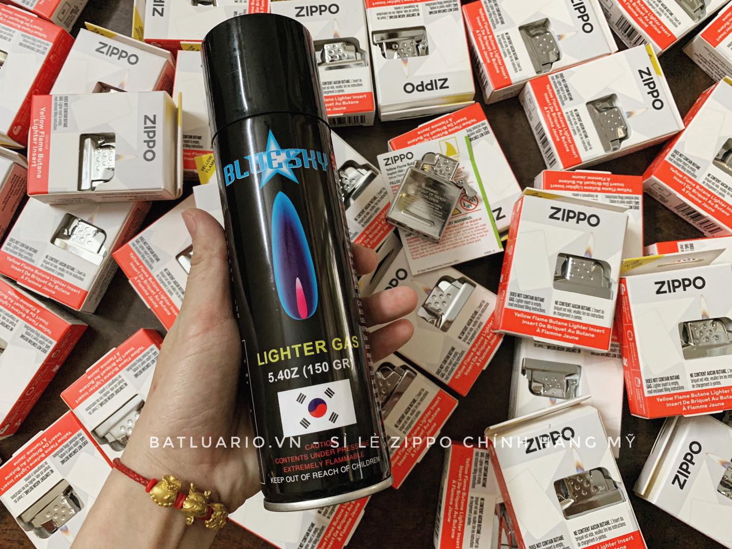 Ruột Zippo Gas Butane Lửa Vàng – Butane Lighter Insert- Yellow Flame – 65803