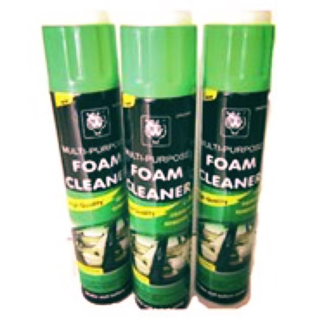 Tẩy bọt vệ sinh đa năng Foam Cleaner Thái Lan, xịt nội thất ô tô - Bọt Hổ, vệ sinh làm sạch ghế da túi giày thảm đồ nỉ