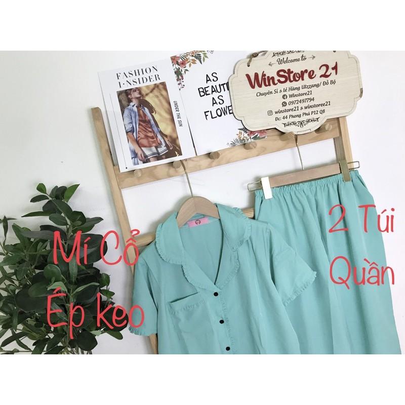 Đồ Bộ Pijama Lụa Hàn Bèo TNQD