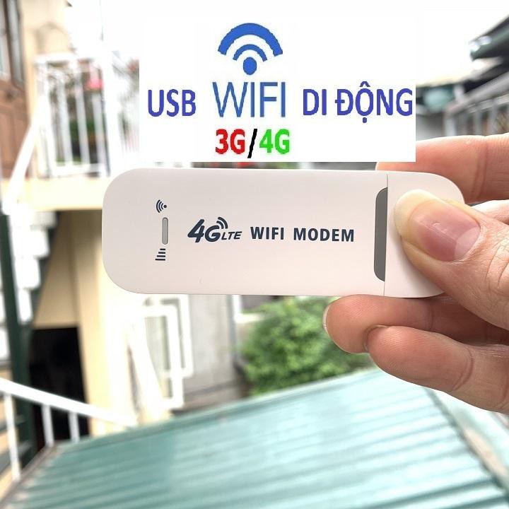 Cục Phát Wifi 4G Modem 4G LTE 150MB/S - Usb Phát Wifi Cực Mạnh Từ Sim 3G 4G