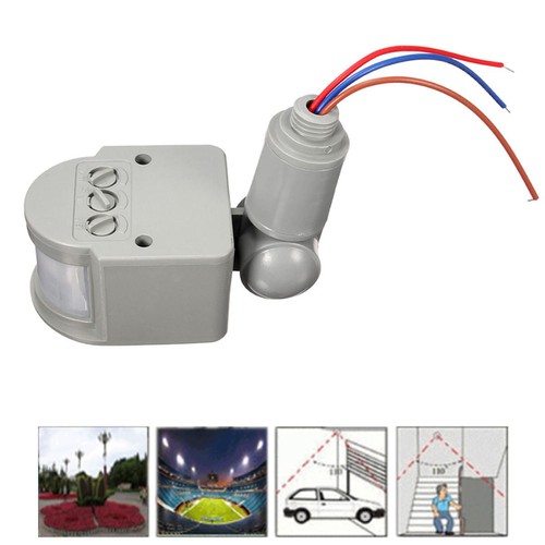 Cảm biến chuyển động hồng ngoại ngoài trời 180 độ