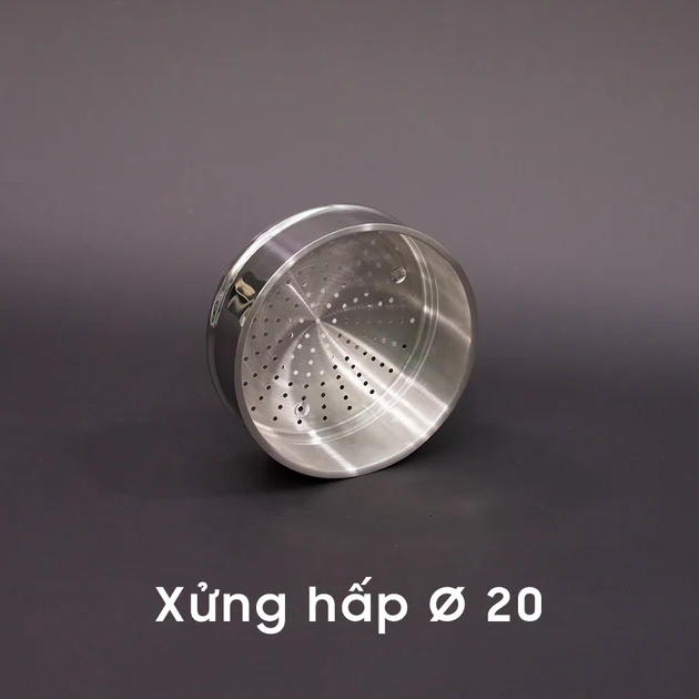 Xửng hấp iMat inox 304 nhiều kích cỡ 18 I 20 I 22 I 24 I 26 I 28 I 30. Dùng cho nồi, chảo cùng size