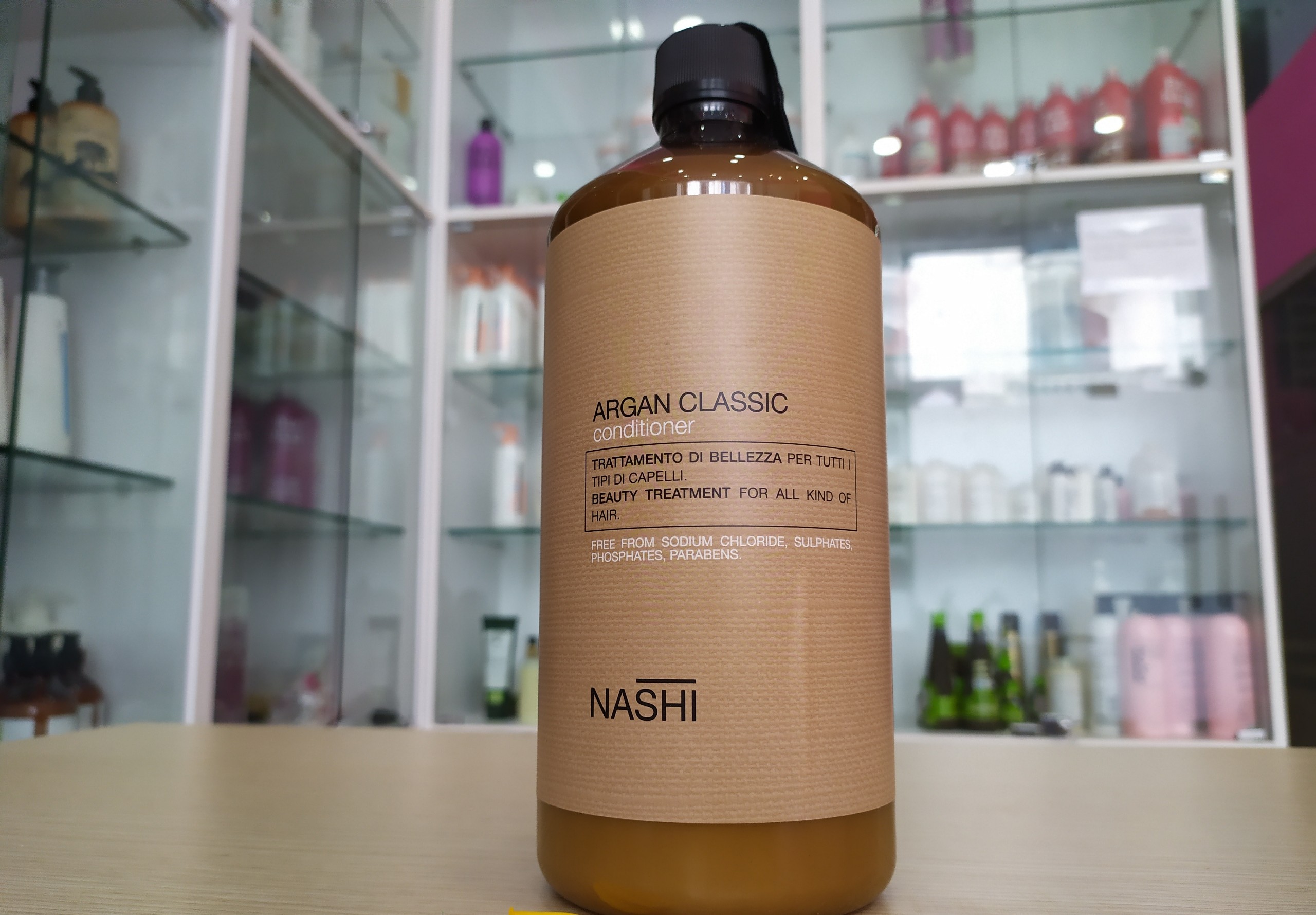 [+Tặng mũ trùm] DẦU XẢ PHỤC HỒI NASHI ARGAN SIÊU MỀM MƯỢT 1000ML