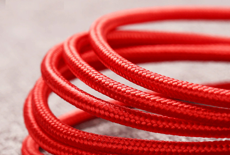 Cáp sạc nhanh 3 đầu 1m dây dù