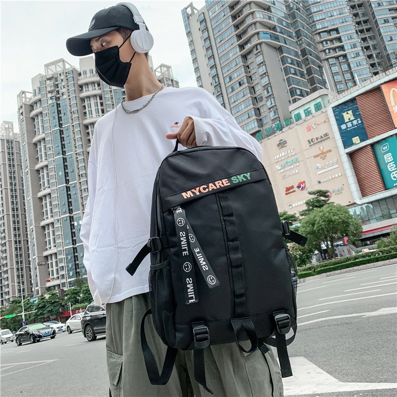 Balo nam nữ giá rẻ, thời trang đi học nhiều ngăn siêu nhẹ phong cách ulzzang, đẹp đựng laptop BL289