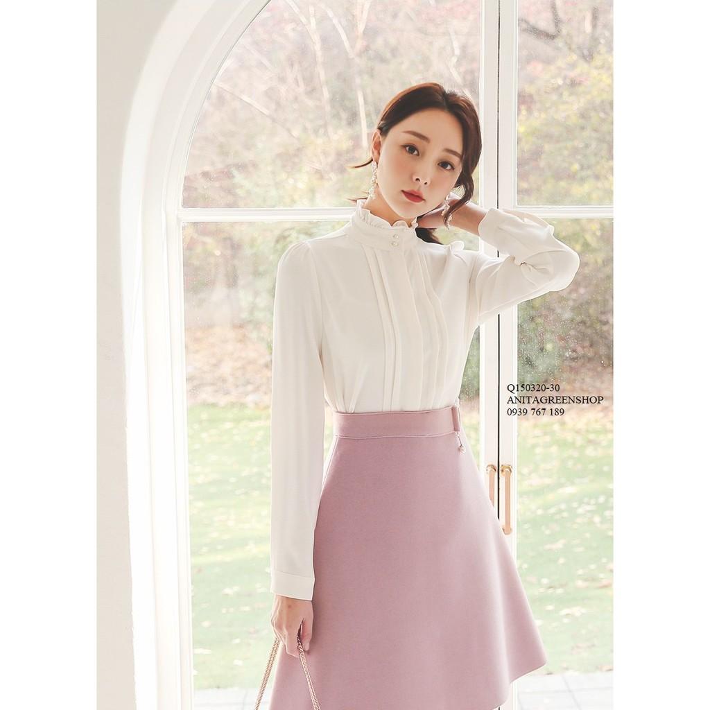 Q150320 ÁO SƠ MI VOAN DÀI TAY