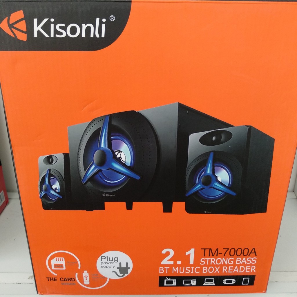 Loa 2.1 Kisonli TM-7000A Bluetooth - AC 220V - JL -HÀNG CHÍNH HÃNG