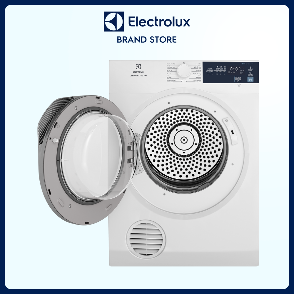 Máy sấy thông hơi Electrolux 8.5kg UltimateCare 300 - EDV854J3WB - Lồng giặt chuyển động luân phiên, giảm nhăn, giảm phai màu