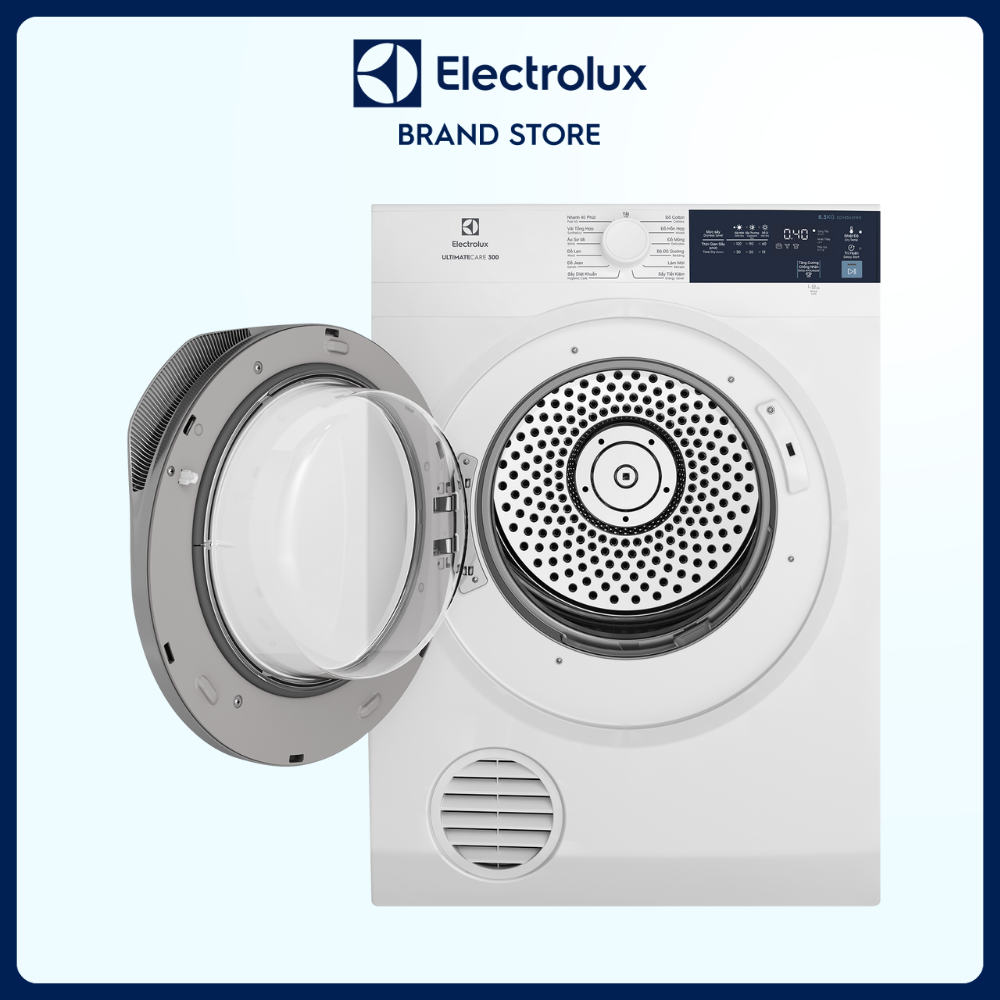 Máy sấy thông hơi Electrolux 8.5kg UltimateCare 300 - EDV854J3WB - Lồng giặt chuyển động luân phiên, giảm nhăn, giảm phai màu [ Hàng chính hãng]