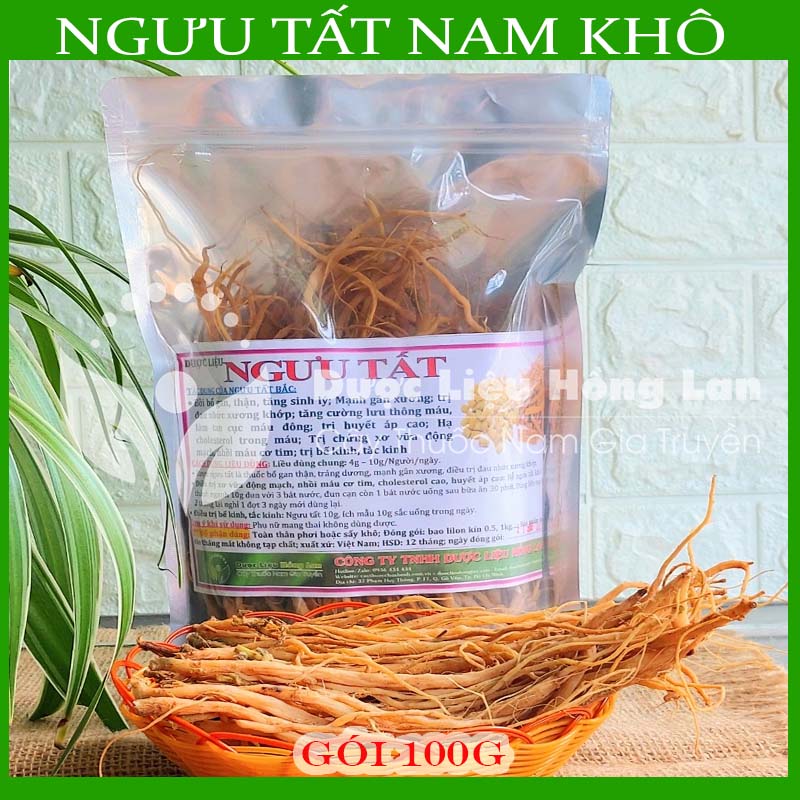100g Ngưu Tất Nam sấy khô loại 1