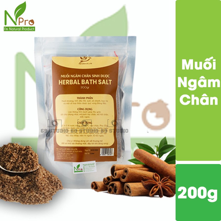 NPro Muối ngâm chân thảo dược 200grm