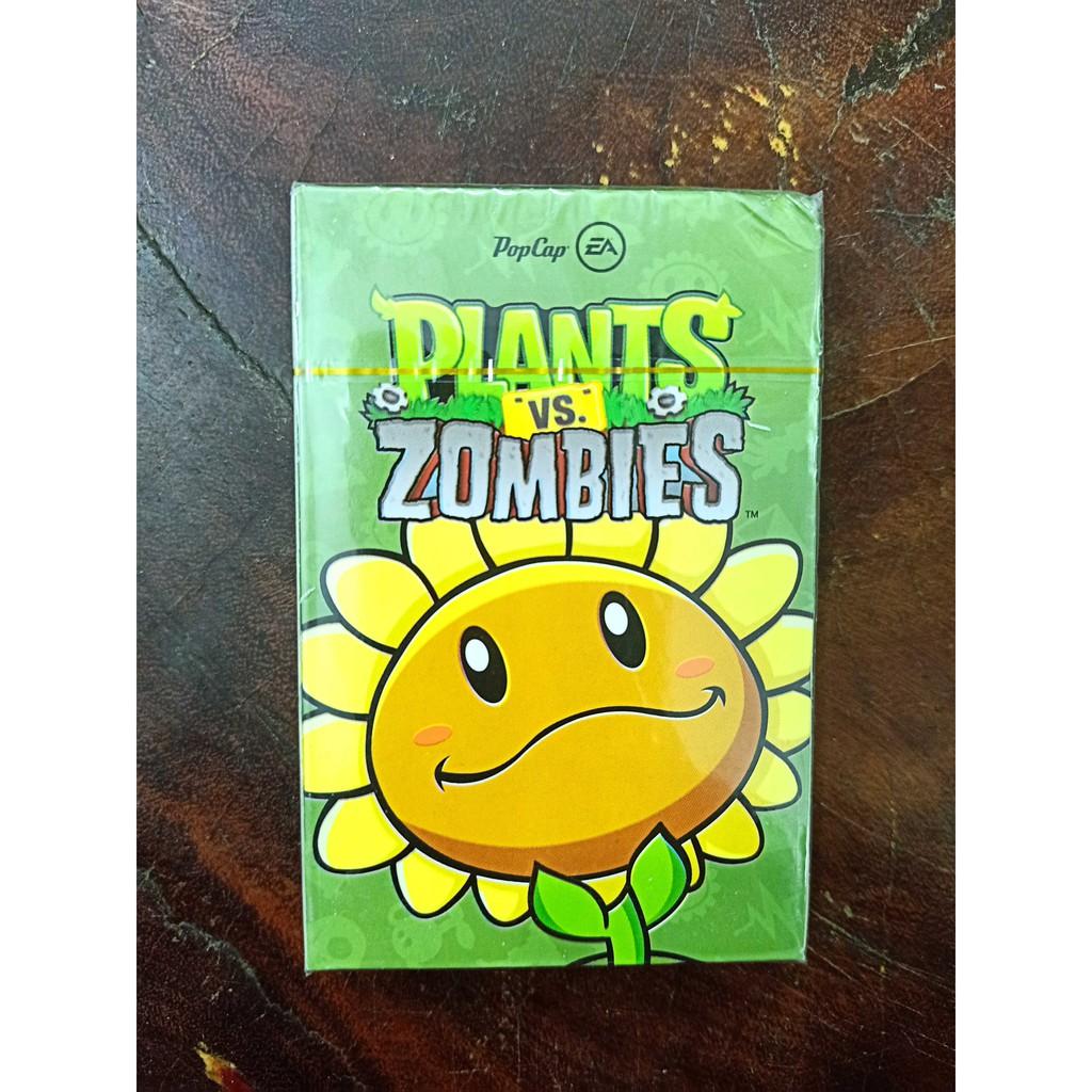 (XANH LÁ) Bộ bài Tây Plants VS Zombies , bộ Tú người cây và quái vật 54 lá in hình anime manga dễ thương siêu độc đáo