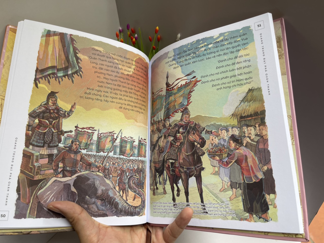 LỊCH SỬ VIỆT NAM BẰNG TRANH – Tập thứ 17,18 trong bộ sách quan trọng cho tuổi thơ đã ra mắt: QUANG TRUNG – NXB Trẻ