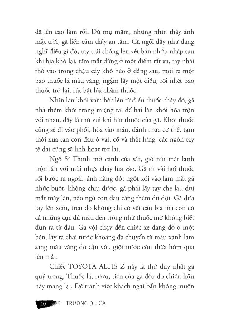 Ảo Thanh Chết Chóc - Trương Du Ca