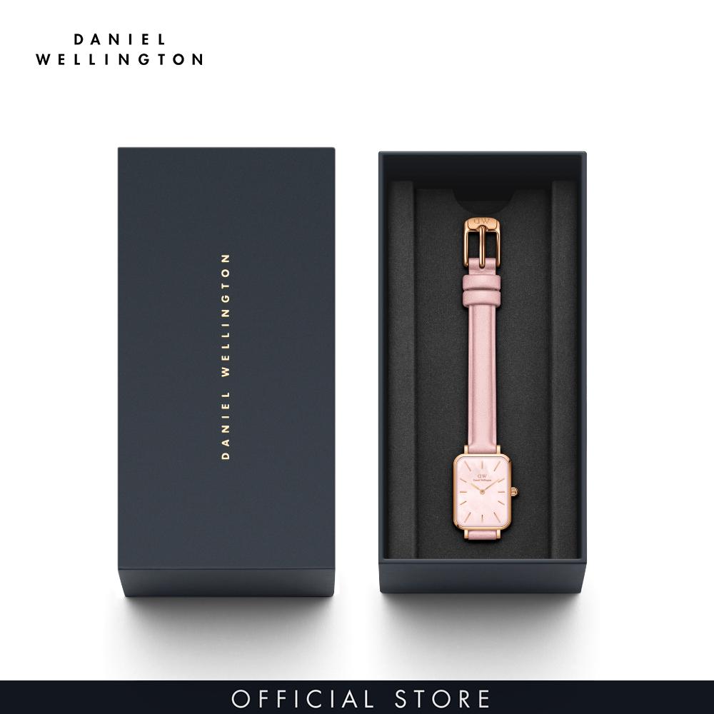 Đồng hồ Nữ Daniel Wellington Dây Da - Quadro 20X26MM DW00100636